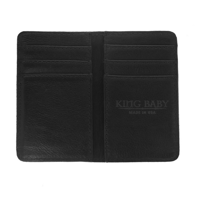 Stingray Bifold Wallet with Silver Skull