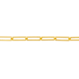 Gold Paperclip Anklet