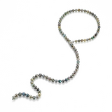 Multicolor Tahiti Pearl and Gold Necklace