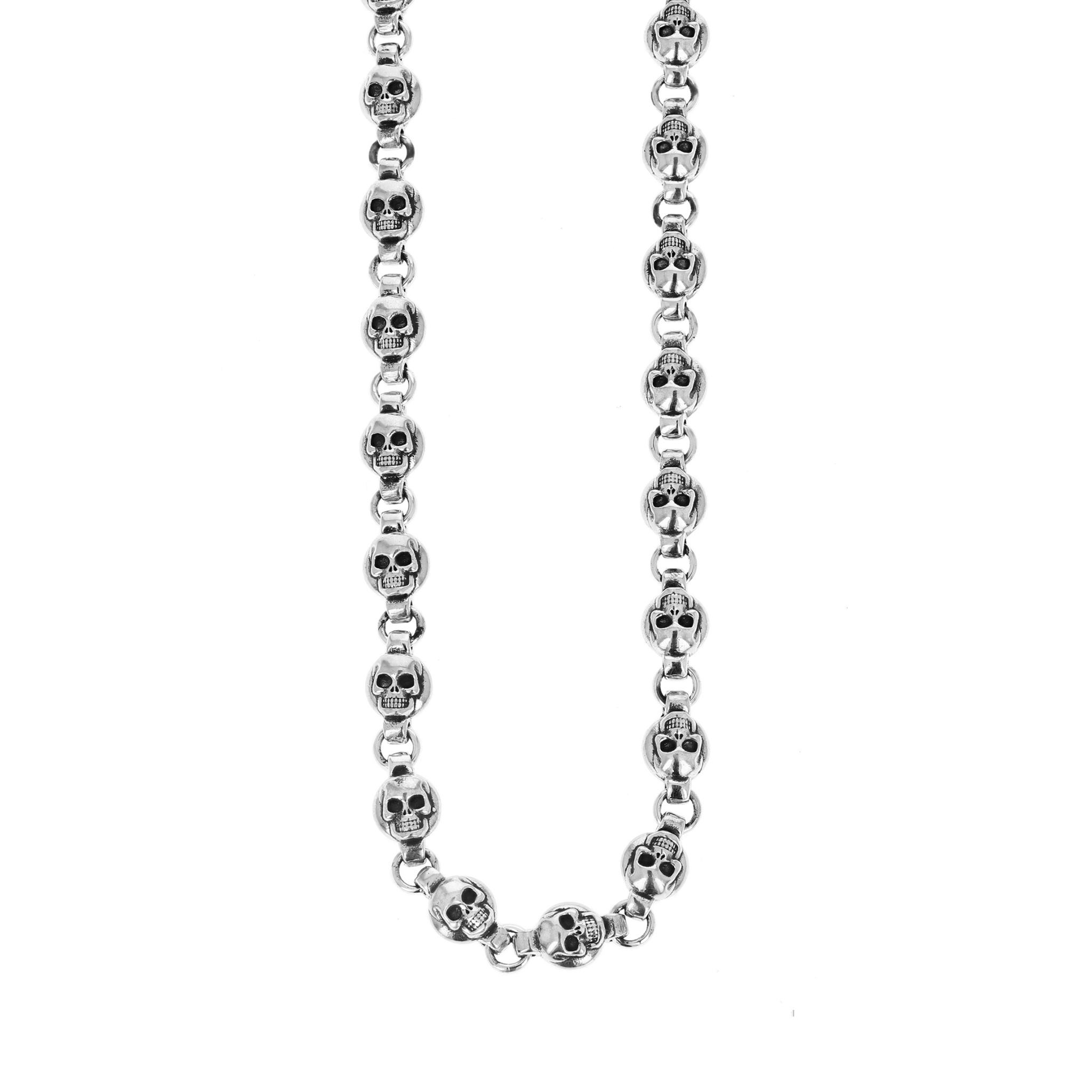 Round Skull Chain Necklace - Danielle B.