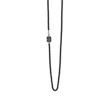 3mm Onyx Bead Necklace