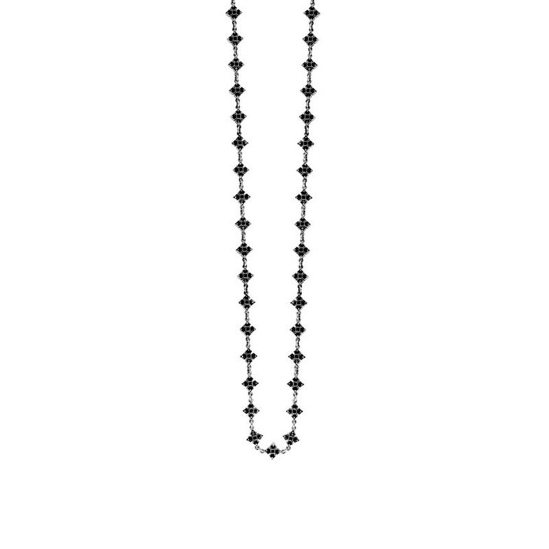 MB Cross Necklace with Black CZ - Danielle B.