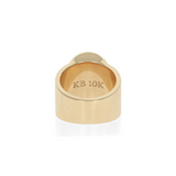 10kt Gold Small Classic Skull Ring