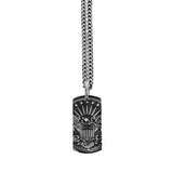 Eagle Dog Tag Pendant