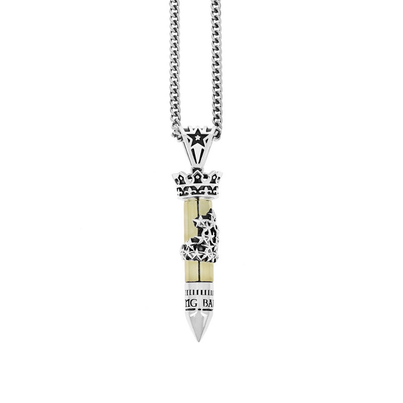 .38 Special Bullet Pendant with Stars