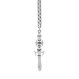 Dagger Pendant with Gothic Cross