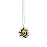 Skull Sun and Moon Pendant