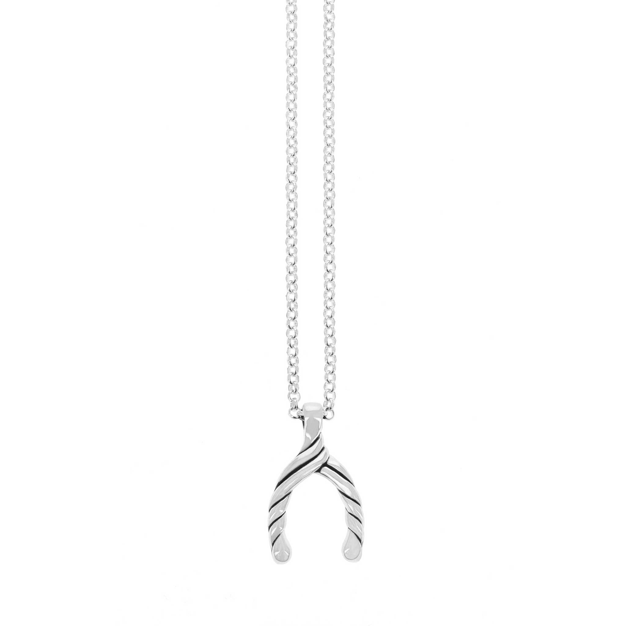 Lucky Wishbone Pendant