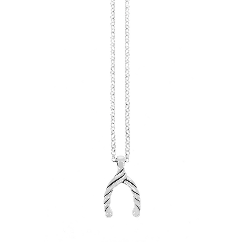 Lucky Wishbone Pendant