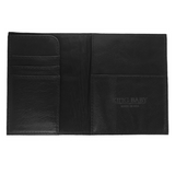 Passport Wallet with Silver Skull