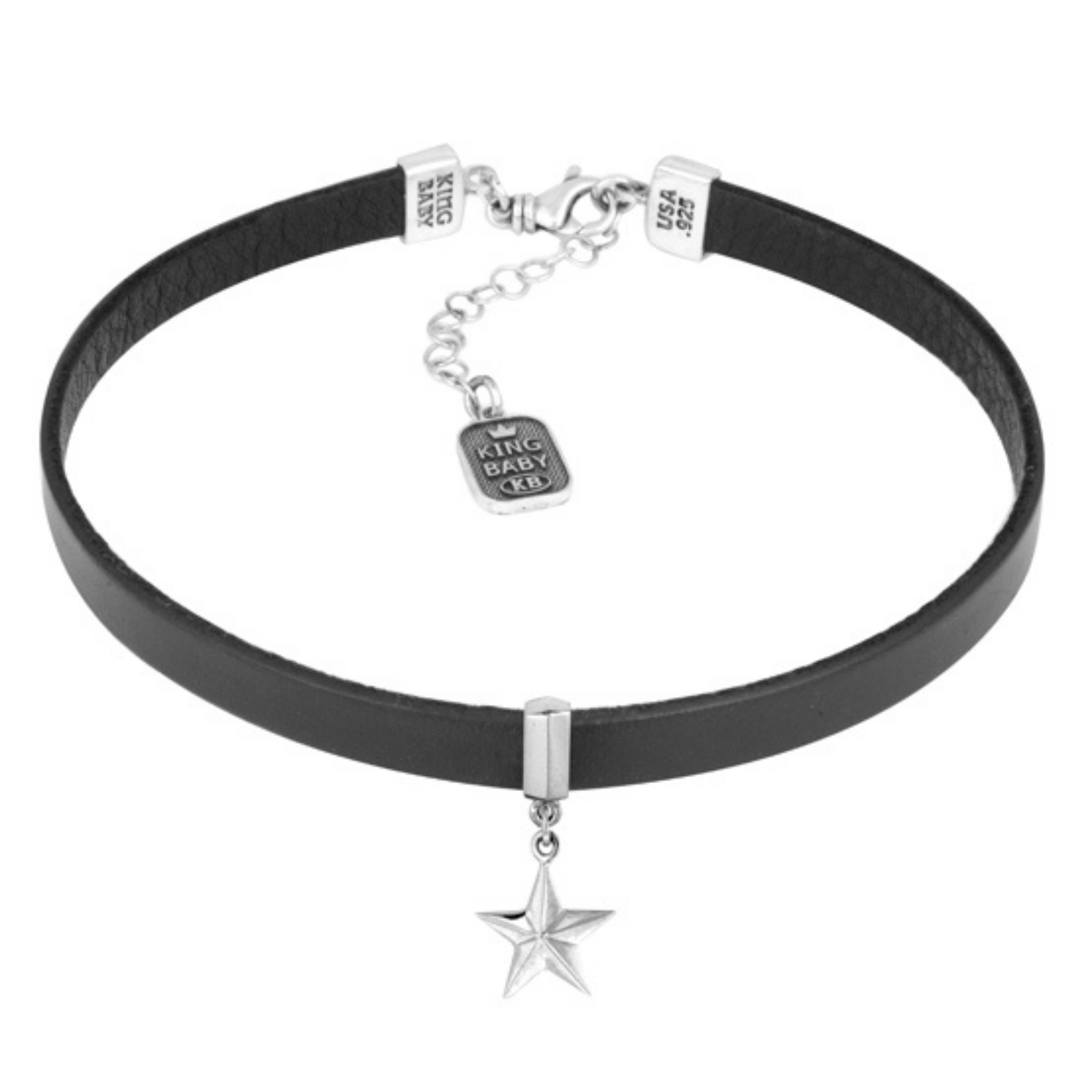Leather Choker with a Star