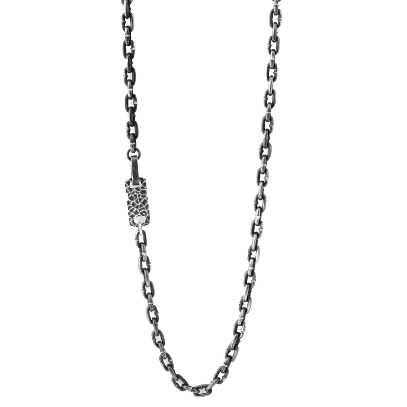 Boat Link Necklace with Hook Clasp