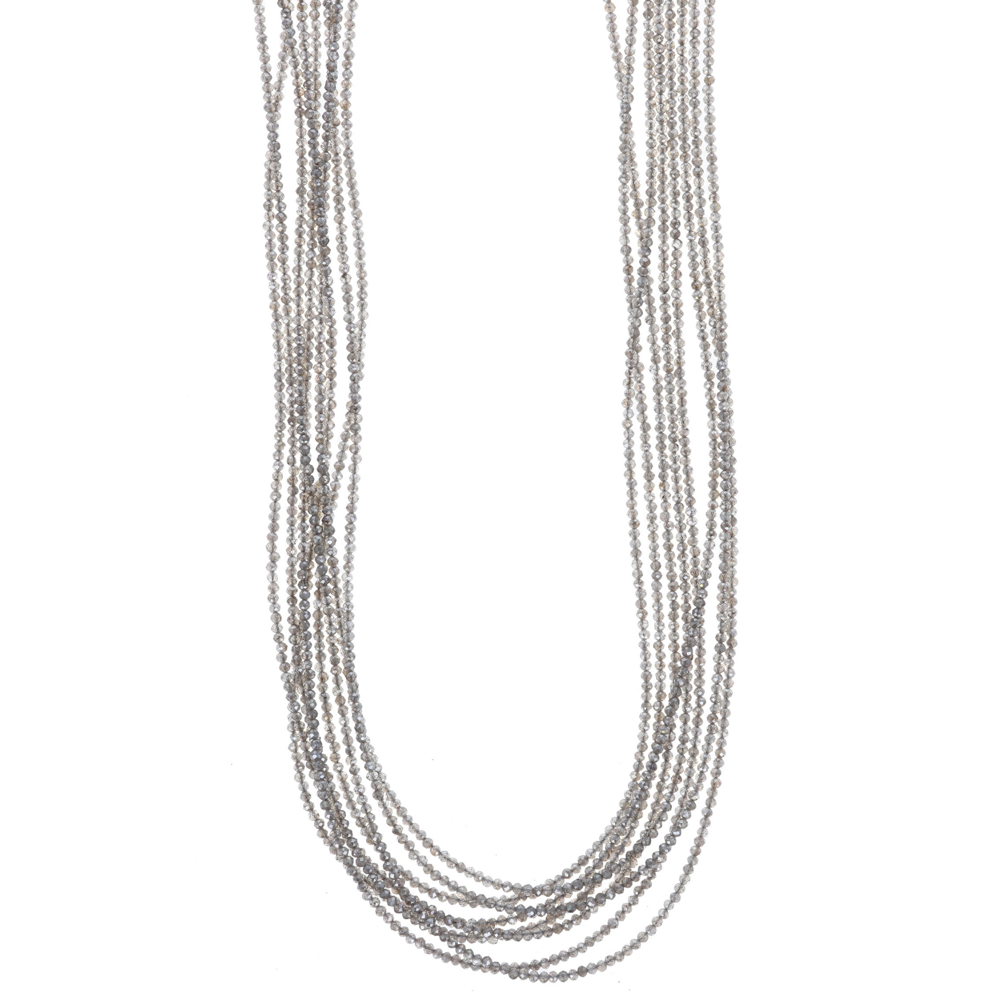 Eight Strand Labradorite Necklace