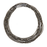 Eight Strand Pyrite Necklace