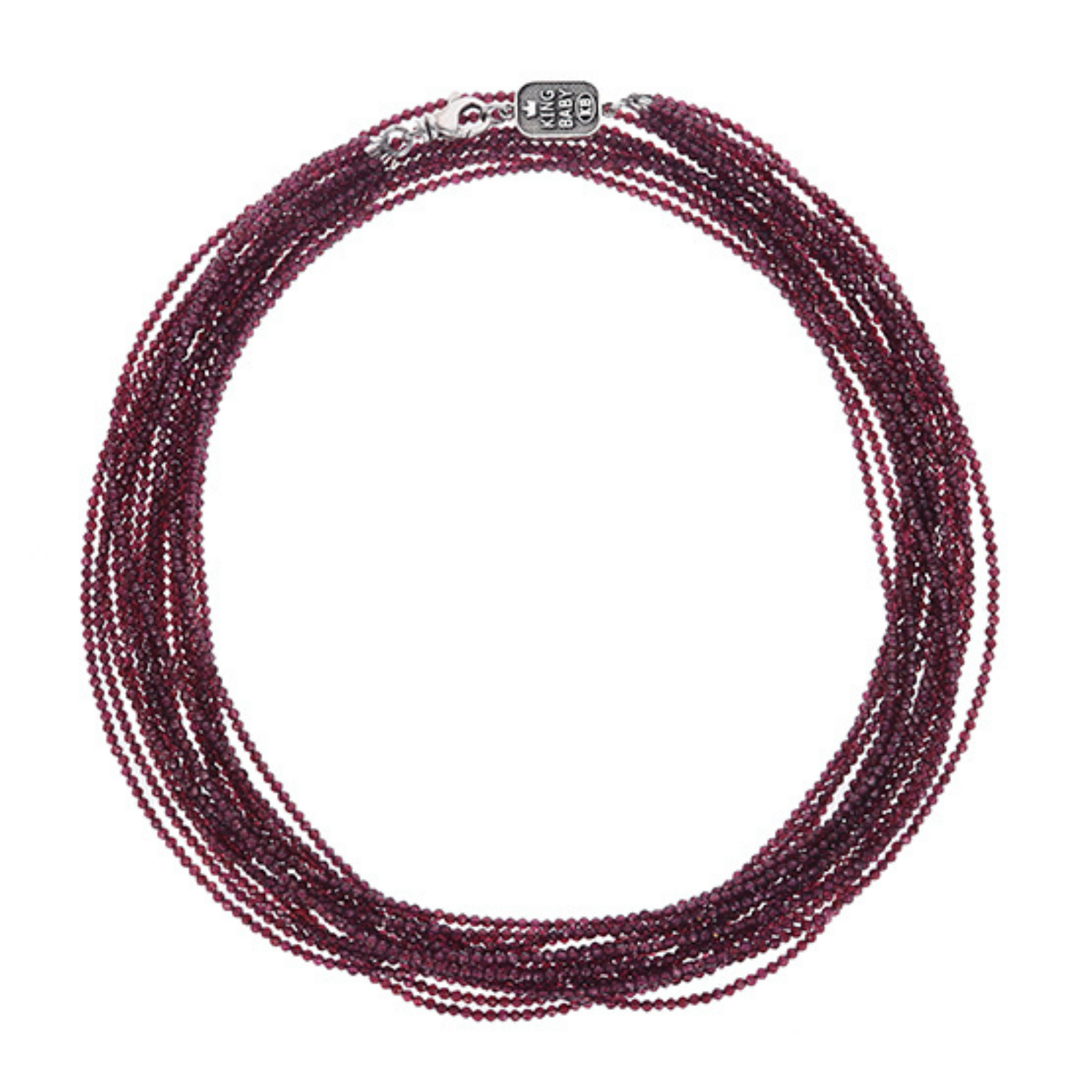 Eight Strand Garnet Necklace