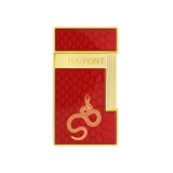 Red Lacquered Year of the Snake Slimmy Lighter
