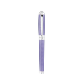 Line D - Large Lilac Rollerball Pen with Palladium Trim