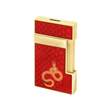Red Lacquered Year of the Snake Slimmy Lighter
