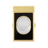 Perfect Cut Gold and Black Cigar Cutter