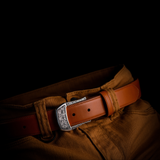 Damascus Steel Belt Buckle