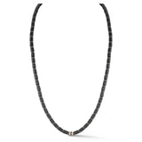 Carbon Fiber, Ceramic and Black Diamond Necklace