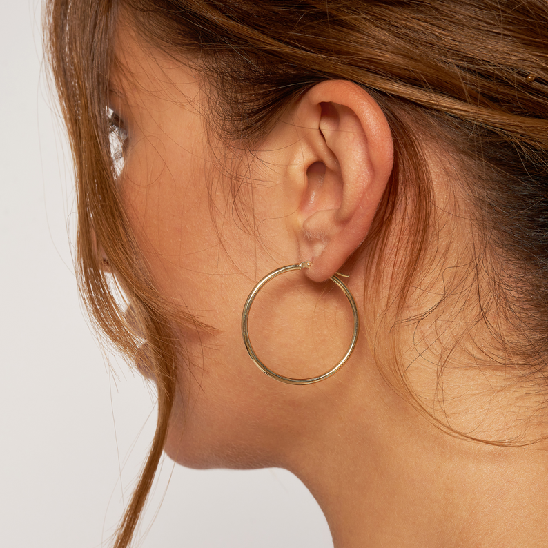 Gold Hoop Earrings