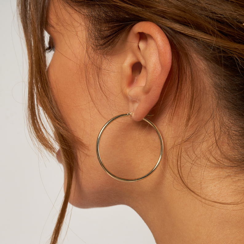 Gold Hoop Earrings