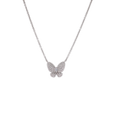 Butterfly Necklace with Diamonds