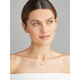 Akoya Pearl and Gold Necklace with Diamonds