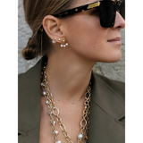 Akoya Pearl and Gold Earrings