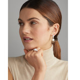 South Sea Pearl and Gold Ring With Diamonds