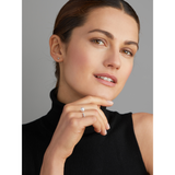Akoya Pearl and Gold Ring with Diamonds