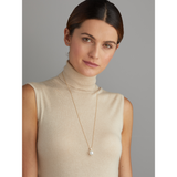 Adjustable South Sea Pearl and Gold Necklace with Diamonds