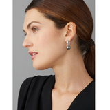Tahiti Pearl and Gold Earrings with Diamonds