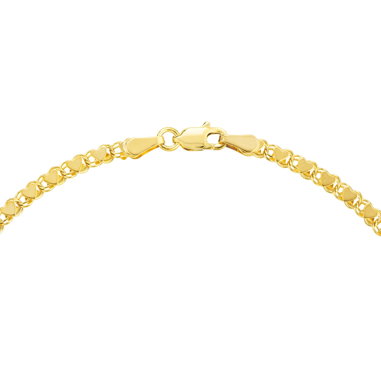 Gold Heart Anklet