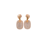 Diamond Tag Earrings