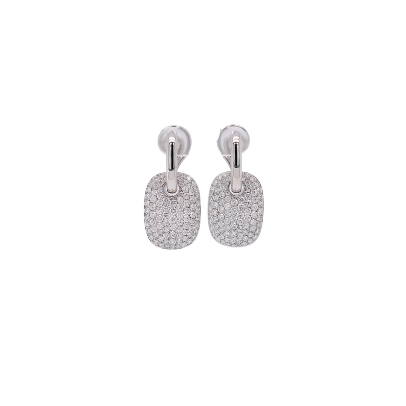 Diamond Tag Earrings