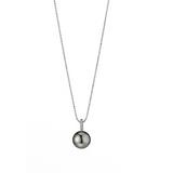 Tahiti Pearl and Gold Necklace with Diamonds