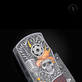 Rock N Roll One of a Kind Pocket Knife