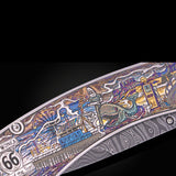 Route 66 100th Year Anniversary Pocket Knife