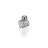 Tahiti Pearl and Black Gold Multi-Row Wrap Ring