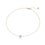 Akoya Pearl and Gold Choker