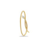 Gold Wrap Bracelet with Diamonds