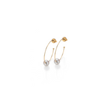 Akoya Pearl and Gold Earrings