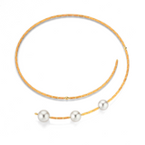 South Sea Pearl and Gold Magnetic Choker