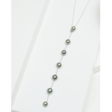 Adjustable Tahiti Pearl and Gold Necklace