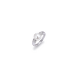 South Sea Pearl and Gold Ring With Diamonds