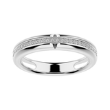 Insignia White Gold Ring with White Diamonds