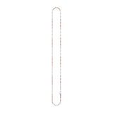 18kt White and Rose Gold Infinity Link Chain
