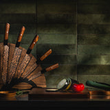 K22 Black Flare Chef Knife Set